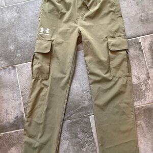 Boy’s Under Armour Olive Cargo Pants